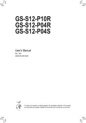 Gigabyte S12-P04R User Manual