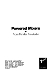 Fender SR-4150P Owners Manual