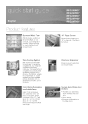Samsung RFG29PHDBP Quick Guide (easy Manual) (ver.1.0) (English)