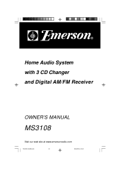 Emerson MS3108 Owners Manual