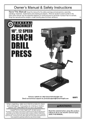 Harbor Freight Tools 63471 User Manual