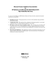 HP D7171A HP Netserver LXr 8000 30/FC Installation Guide