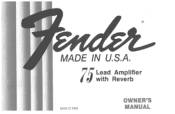 Fender 75 Owner Manual