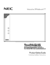 NEC IW77 Safety Guide