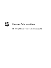 HP 402 Hardware Reference Guide