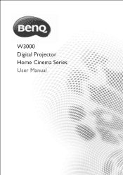 BenQ W3000 User Manual
