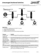 Lantronix SISTG1040-282-LRT Unmanaged Hardened Switches Overview PDF 202.75 KB