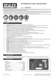 Sealey SA12/S Instruction Manual