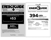 Maytag MRT711BZDH Energy Guide