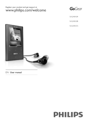 Philips SA2ARA16S User manual