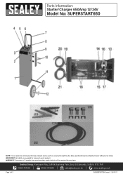 Sealey SUPERSTART650 Parts Diagram