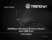 TRENDnet TEW-652BRU User's Guide