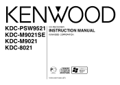 Kenwood KDC-PSW9521 User Manual 1