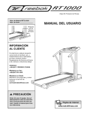 Reebok Rt1000 Treadmill Spanish Manual