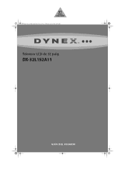 Dynex DX-32L152A11 User Manual (Spanish)