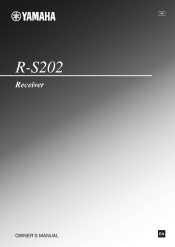 Yamaha R-S202 Owners Manual