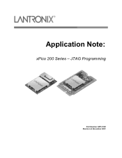 Lantronix xPico 200 Evaluation Kit xPico 200 Series - JTAG Programming