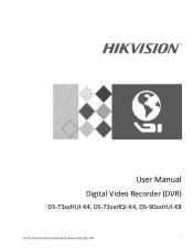 Hikvision DS-7316HUI-K4 User Manual