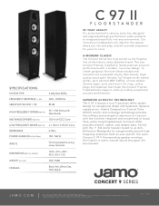 Jamo C 97 II Cut Sheet