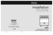 Viking RVDR330 Installation Instructions