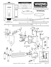 Waring WWB10G Parts Diagram