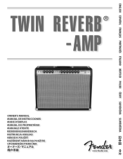 Fender 68 Custom Twin Reverb Owners Manual