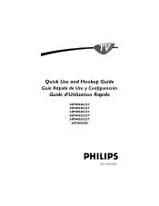Philips 26PW8402 Quick start guide