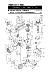 Tanaka TCH22EBP2 Parts List