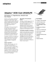 Adaptec 2250300-R Data Sheet