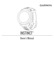Garmin Instinct - Standard Edition Owners Manual