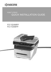 Kyocera FS-1124MFP 120v Installation Guide