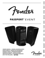 Fender Passport Event Owners Manual