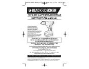 Black & Decker LDX120SB Type 1 Manual - LDX120