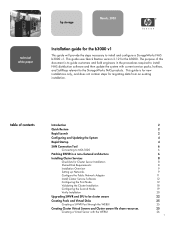 HP StorageWorks b3000 Installation Guide for the b3000 v1 - Technical White Paper