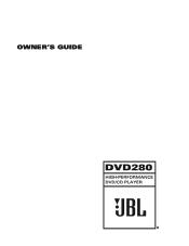 JBL DVD 280 Owners Manual English