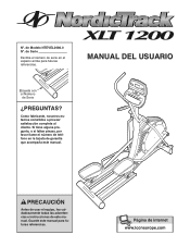 NordicTrack Xlt 1200 Elliptcal Spanish Manual