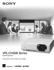 Sony VPLCH355 Brochure (VPL-CH300 Series WUXGA Projectors)