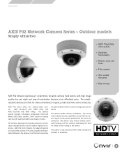 Axis Communications P3215-VE P3214-VE/P3215-VE Network Cameras