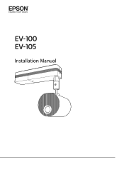 Epson LightScene EV-105 Installation Manual