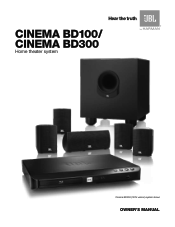 JBL Cinema BD300 Owners Manual EN