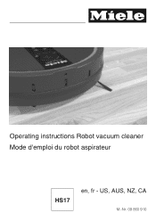 Miele Scout RX1 Red Robot Vacuum Product Manual