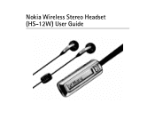 Nokia HS-12W User Guide