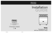 Viking RVGR330 Installation Instructions