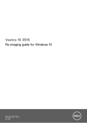 Dell Vostro 15 3515 Re-imaging guide for Windows 10