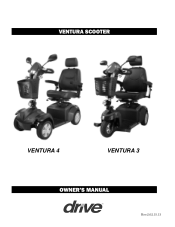 Hoveround Ventura 3-Wheel Motorized Scooter User Manual