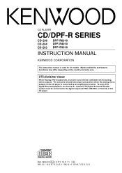 Kenwood DPF-R3010 User Manual