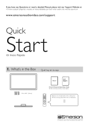 Emerson LF320EM5F Quick Start Guide
