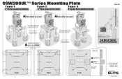 LiftMaster SL3000UL Mounting Plate- SL3000UL Manual