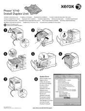Xerox 6140N Install Duplex Unit
