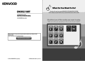 Kenwood DNX9210BT User Manual 1